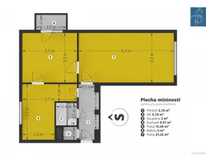 Prodej bytu 2+1, Praha - Letňany, Rýmařovská, 51 m2