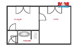 Prodej bytu 1+1, Děčín - Děčín III-Staré Město, Oblouková, 36 m2