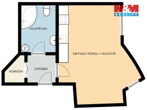 Prodej bytu 1+kk, Pasohlávky, 42 m2