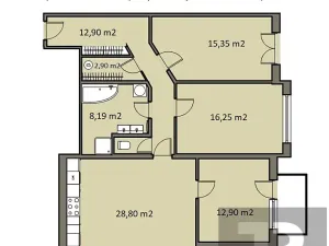 Prodej bytu 3+kk, Plzeň, V Bezinkách, 108 m2