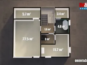 Prodej rodinného domu, Jílové - Kamenná, Zahradní, 102 m2