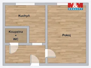 Prodej bytu 1+1, Orlová - Lutyně, Osvobození, 40 m2