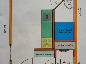 Pronájem bytu 1+1, Otrokovice, Polní, 32 m2