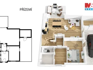 Pronájem rodinného domu, Kluky - Nová Lhota, 118 m2