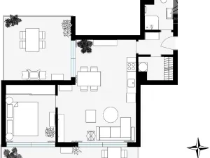 Prodej bytu 2+kk, Praha - Vysočany, Na výběžku, 54 m2