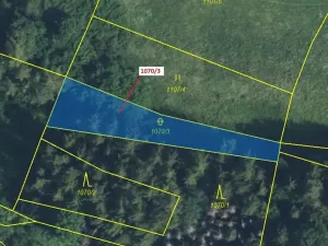 Dražba pozemku, Kněžnice, 631 m2