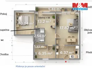 Prodej bytu 2+1, Karlovy Vary - Stará Role, Dvořákova, 58 m2