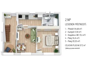 Prodej rodinného domu, Davle, Kiliánská, 97 m2