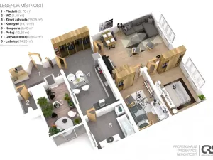 Prodej bytu 3+1, Praha - Holešovice, Veletržní, 102 m2