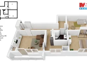 Prodej bytu 3+1, Žulová, Na Rybníčku, 76 m2