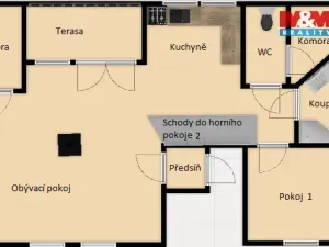 Pronájem bytu 3+kk, Rakovník - Rakovník II, Dukel. hrdinů, 94 m2