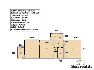 Prodej rodinného domu, Ostrov, 90 m2