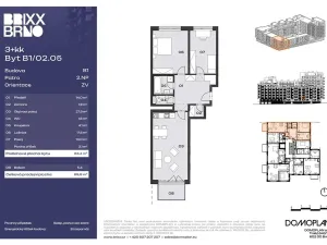 Prodej bytu 3+kk, Brno, Jihlavská, 83 m2