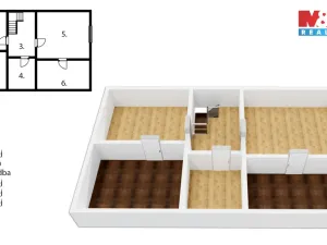 Prodej rodinného domu, Kunratice u Cvikova, 190 m2