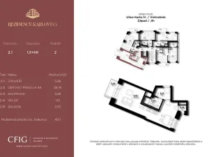 Prodej bytu 1+kk, Pardubice, Jiráskova, 37 m2