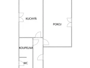 Prodej bytu 1+1, Jirkov, Pionýrů, 36 m2