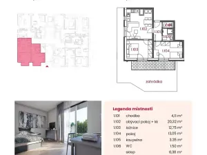 Prodej bytu 3+kk, Kolín, Pražská, 65 m2