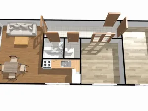 Pronájem bytu 3+1, Praha - Záběhlice, Vrútecká, 63 m2