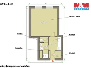 Pronájem bytu 1+1, Plzeň - Jižní Předměstí, Husova, 34 m2