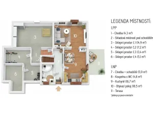 Prodej rodinného domu, Milín, Luční, 123 m2