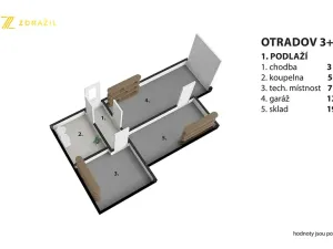 Prodej rodinného domu, Otradov, 130 m2