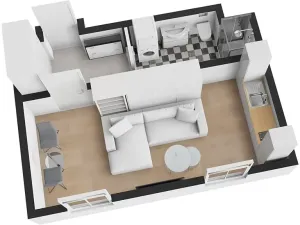 Prodej bytu 1+kk, Praha - Vršovice, Košická, 28 m2