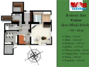 Prodej rodinného domu, Vrátno, 149 m2