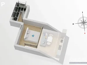 Pronájem atypického bytu, Hradec Králové, Eliščino nábřeží, 38 m2