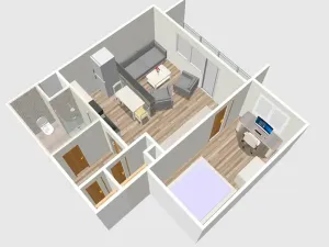 Pronájem bytu 2+kk, Brno, Krymská, 40 m2