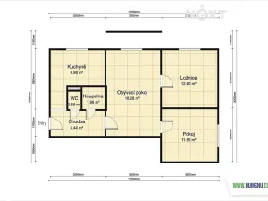 Pronájem bytu 3+1, Šumperk, Lidická, 68 m2