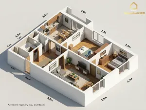 Prodej bytu 3+1, Ostrava, Slavíkova, 70 m2