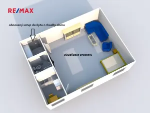 Prodej bytu 1+1, Jeseník, Poštovní, 41 m2