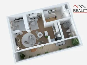 Prodej bytu 1+kk, Praha - Zličín, Sazovická, 37 m2