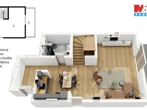 Pronájem rodinného domu, Jirny, 138 m2