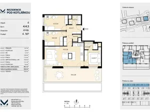 Prodej bytu 4+kk, Výrov, 86 m2