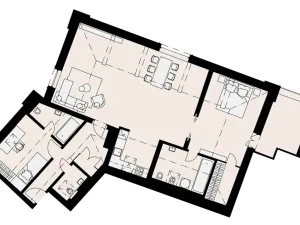 Pronájem bytu 3+kk, Praha - Košíře, Musílkova, 114 m2