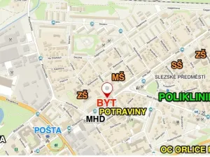 Pronájem bytu 1+1, Hradec Králové, Pospíšilova, 37 m2