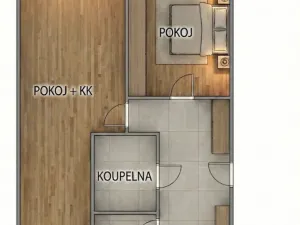 Prodej bytu 2+kk, Praha - Stodůlky, Prusíkova, 43 m2