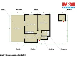 Prodej bytu 3+kk, Plzeň, V Zahrádkách, 57 m2