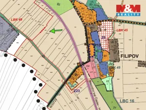 Prodej pole, Čáslav - Filipov, 5509 m2