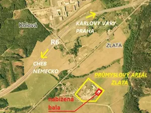 Pronájem výrobních prostor, Kynšperk nad Ohří, 1180 m2