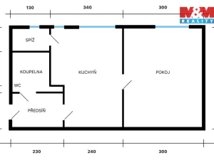 Prodej bytu 2+kk, Uherský Brod, Horní Valy, 46 m2
