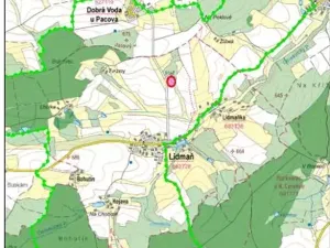Prodej lesa, Lidmaň, 297 m2