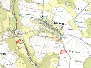 Prodej pole, Sázavka, 12310 m2