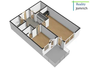 Pronájem bytu 2+kk, Liberec, Jeronýmova, 60 m2