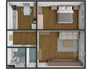 Pronájem bytu 2+1, Písek, Budějovická, 53 m2