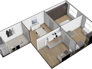 Pronájem bytu 3+1, Brno - Maloměřice, Obřanská, 58 m2