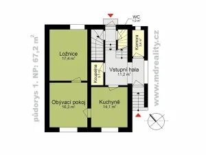 Prodej rodinného domu, Třebíč, Dukelská, 161 m2