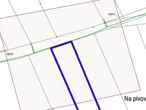 Prodej zahrady, Boršov nad Vltavou, K Pilotovi, 933 m2