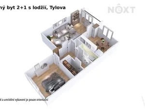 Pronájem bytu 2+1, Šumperk, Tylova, 55 m2